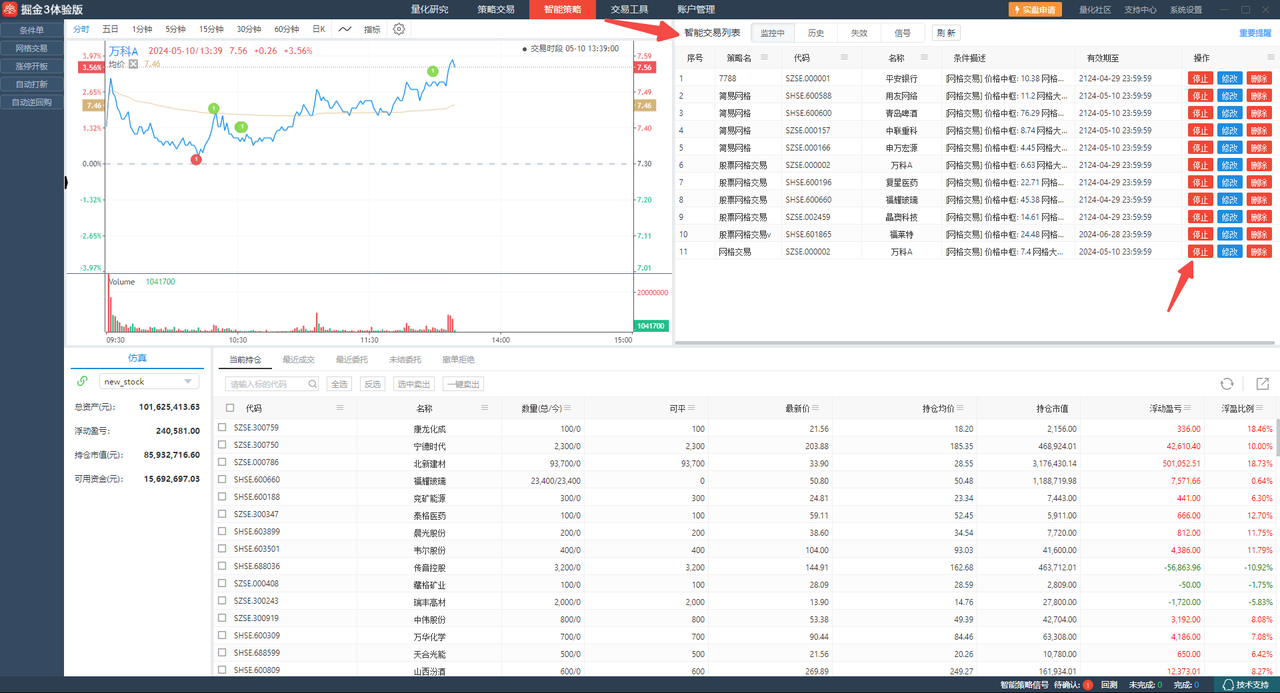 智能策略- 掘金量化